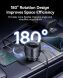 Автомобильное зарядное устройство Baseus Enjoyment Max Retractable (90W) + кабель Type-C+Type-C (C00035507121) - Black (923422B). Фото 7 из 8