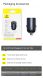 Автомобильное зарядное устройство Baseus Tiny Star Mini 30W (USB + Type-C) C00035001121-02 - Black (923303B). Фото 26 из 26