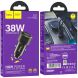 Автомобильное зарядное устройство Hoco Z52 Spacious PD20W + QC3.0 - Black (923293B). Фото 3 из 5