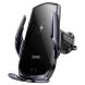 Автомобильный держатель с беспроводной зарядкой Hoco CA202 Plus - Black (982118B). Фото 1 из 8