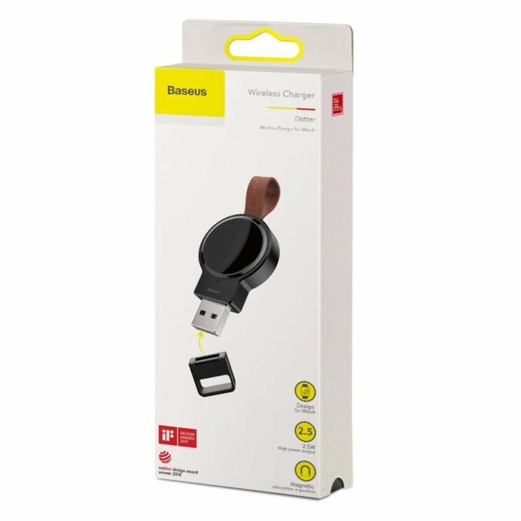 Беспроводное зарядное устройство BASEUS BS-IW02 Portable Dotter - Black: фото 9 из 25