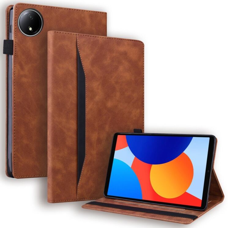 Чехол Deexe Business Style для Xiaomi Redmi Pad SE 8.7 4G - Brown: фото 1 из 9