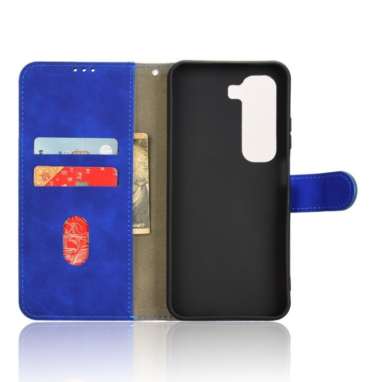 Чехол Deexe Classic Wallet для Infinix Hot 50 - Blue: фото 5 из 7