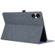 Чехол Deexe Cloth Style для Xiaomi Redmi Pad Pro / Poco Pad - Blue (352604L). Фото 3 из 6