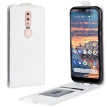 Чехол Deexe Flip Case для Nokia 4.2 - White: фото 1 из 10