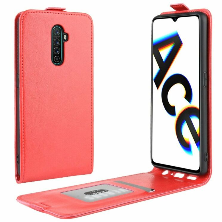 Чохол Deexe Flip Case для Realme X2 Pro - Red: фото 1 з 12