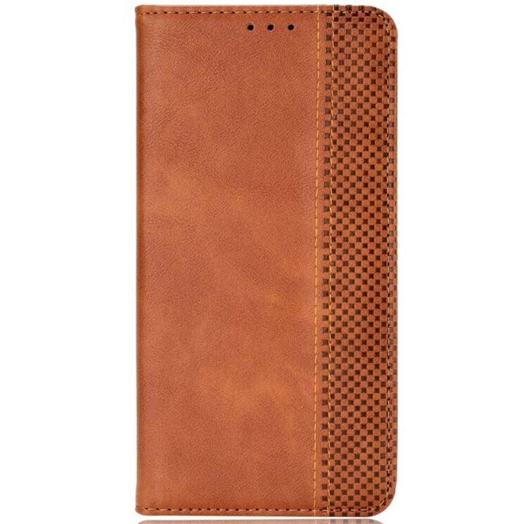 Чехол Deexe Retro Style для Motorola Edge 50 Pro - Brown: фото 5 из 7