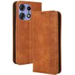 Чехол Deexe Retro Style для Motorola Edge 50 Pro - Brown (353606Z)