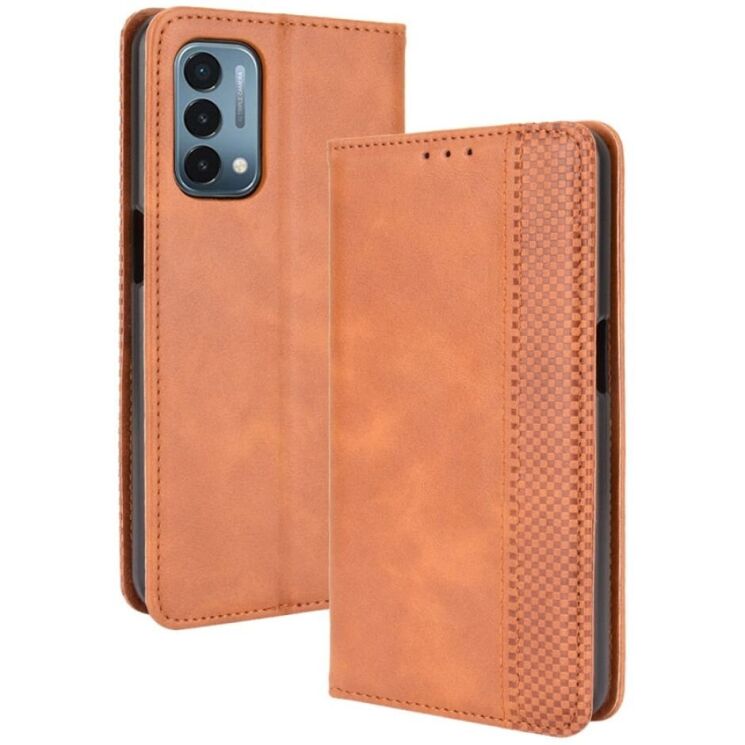 Чехол-книжка Deexe Retro Style для OnePlus Nord N200 - Brown: фото 1 из 12