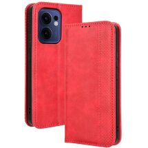 Чехол Deexe Retro Style для OPPO Reno 13 F/FS 5G - Red: фото 1 из 7