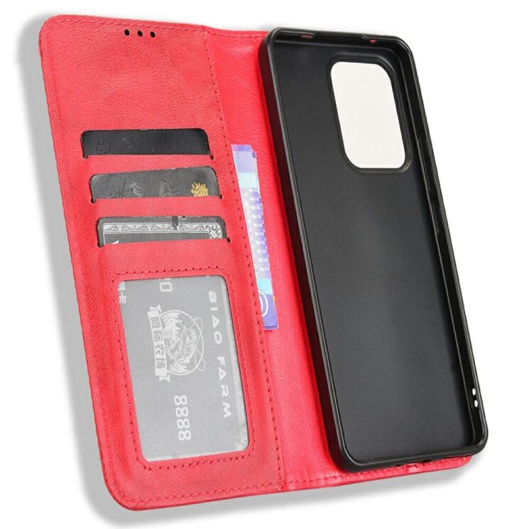 Чехол Deexe Retro Style для OPPO Reno 13 F/FS 5G - Red: фото 2 из 7