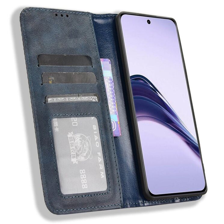Чехол Deexe Retro Style для Realme 13 Pro / 13 Pro Plus - Blue: фото 2 из 7
