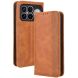 Чехол Deexe Retro Style для Xiaomi Poco F8 Ultra - Brown (403406Z). Фото 1 из 19