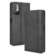 Чохол Deexe Retro Style для Xiaomi Redmi Note 10 5G / Poco M3 Pro - Black (229923B)