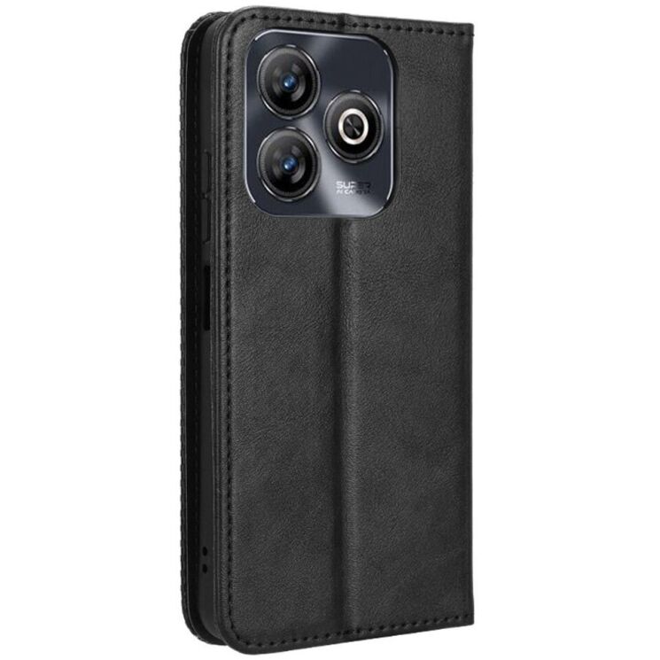 Чохол Deexe Retro Style для ZTE Blade A75 - Black: фото 6 з 7
