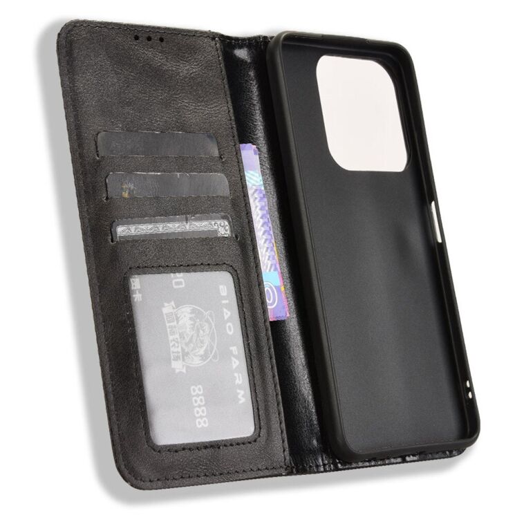 Чохол Deexe Retro Style для ZTE Blade A75 - Black: фото 4 з 7
