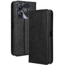 Чохол Deexe Retro Style для ZTE Blade A75 - Black: фото 1 з 7