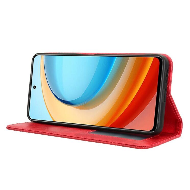 Чехол Deexe Retro Style для ZTE Nubia Focus - Red: фото 3 из 7