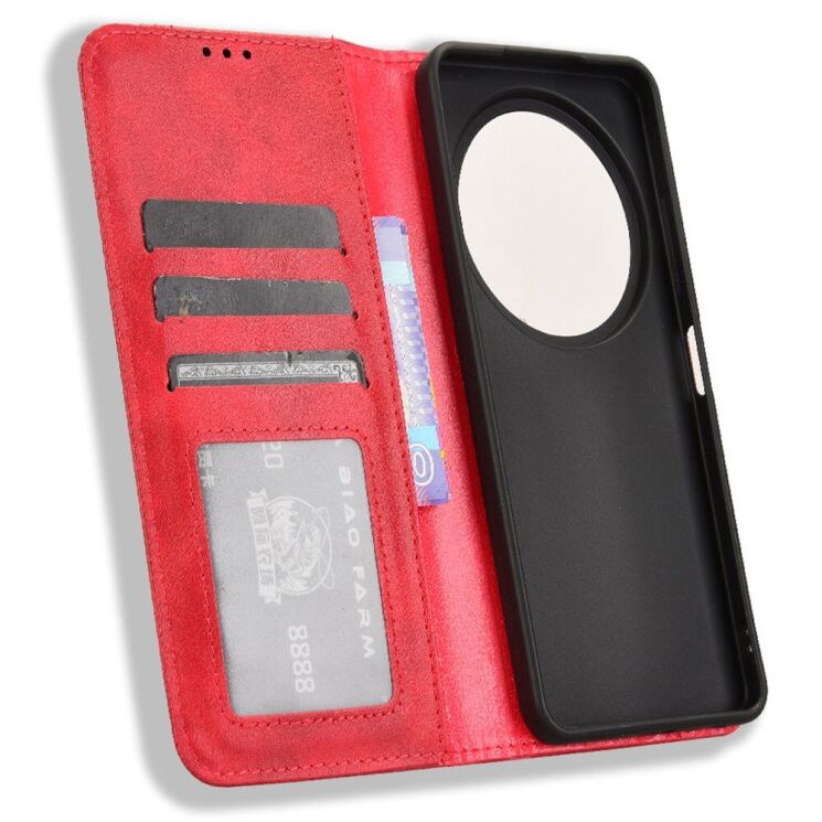 Чехол Deexe Retro Style для ZTE Nubia Focus - Red: фото 4 из 7