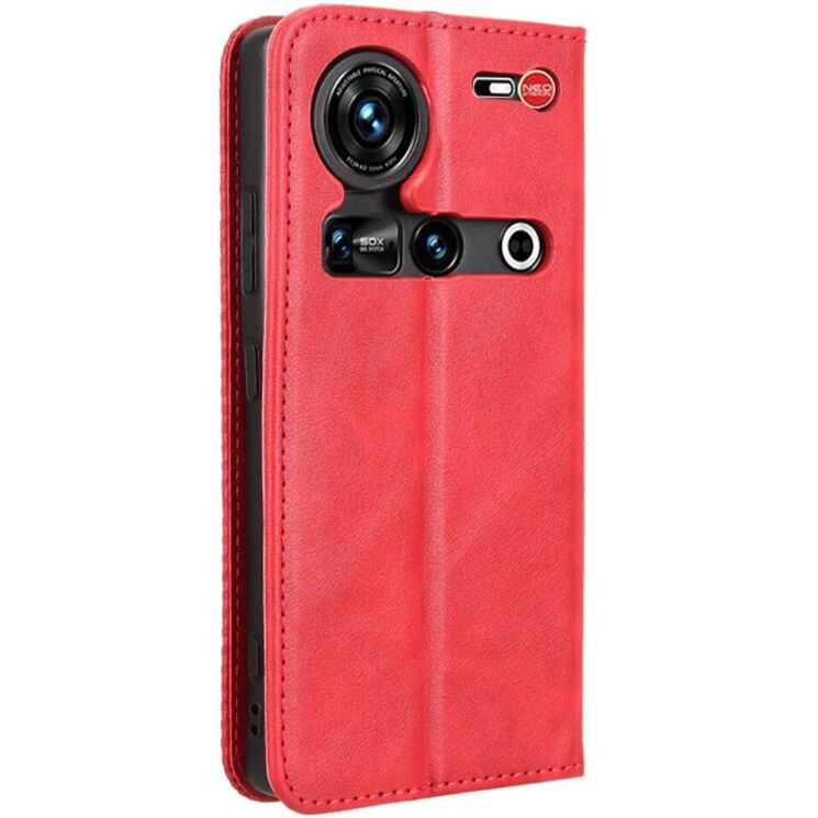 Чехол Deexe Retro Style для ZTE Nubia Z70 Ultra - Red: фото 6 из 7