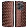 Чехол Deexe Rhombus Book для Blackview Shark 9 - Brown (374200Z)