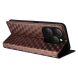 Чехол Deexe Rhombus Book для Blackview Shark 9 - Brown (374200Z). Фото 4 из 10