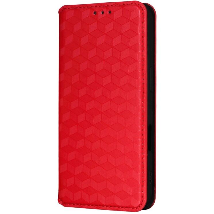 Чохол Deexe Rhombus Book для iPhone 18 Pro / 17 Pro - Red: фото 7 з 10