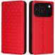 Чохол Deexe Rhombus Book для iPhone 18 Pro / 17 Pro - Red (423620R). Фото 1 з 10