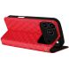 Чохол Deexe Rhombus Book для iPhone 18 Pro / 17 Pro - Red (423620R). Фото 5 з 10