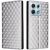 Чехол Deexe Rhombus Book для Motorola Edge 70 Max - Silver: фото 1 из 7