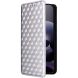 Чохол Deexe Rhombus Book для Motorola Moto G77 - Silver (406811S). Фото 6 з 10
