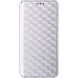 Чохол Deexe Rhombus Book для Motorola Moto G77 - Silver (406811S). Фото 7 з 10