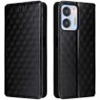 Чехол Deexe Rhombus Book для Oukitel C36 - Black (343602B)