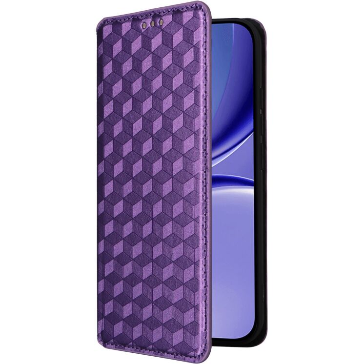 Чохол Deexe Rhombus Book для Xiaomi Poco X8 Pro - Purple: фото 6 з 9