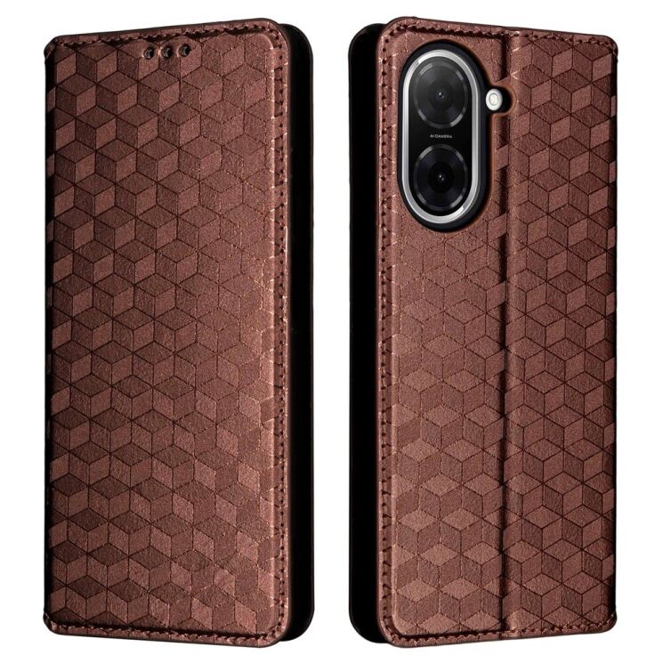 Чохол Deexe Rhombus Book для Xiaomi Redmi A5 (European Version) - Brown: фото 1 з 6
