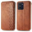 Чехол Deexe Rhombus Wallet для HMD Pulse Pro - Brown (354516Z)