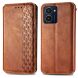 Чехол Deexe Rhombus Wallet для HMD Pulse Pro - Brown (354516Z). Фото 1 из 6
