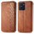 Чехол Deexe Rhombus Wallet для HMD Pulse Pro - Brown: фото 1 из 6