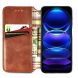 Чехол Deexe Rhombus Wallet для HMD Pulse Pro - Brown (354516Z). Фото 2 из 6