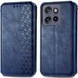 Чехол Deexe Rhombus Wallet для Motorola Edge 50 Neo - Blue (367131L)
