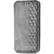 Чехол Deexe Rhombus Wallet для Realme 16 Pro Plus - Grey (428528H). Фото 4 из 9