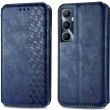 Чехол Deexe Rhombus Wallet для Realme C65 - Blue (353930L)