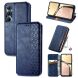 Чехол Deexe Rhombus Wallet для Realme C65 - Blue (353930L). Фото 6 из 9