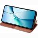 Чохол Deexe Rhombus Wallet для Xiaomi 17T - Brown (408822Z). Фото 4 з 8
