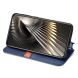 Чехол Deexe Rhombus Wallet для Xiaomi Poco F6 - Blue (355045L). Фото 3 из 9