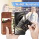 Чехол Deexe Rhombus Wallet для Xiaomi Poco F6 - Blue (355045L). Фото 8 из 9
