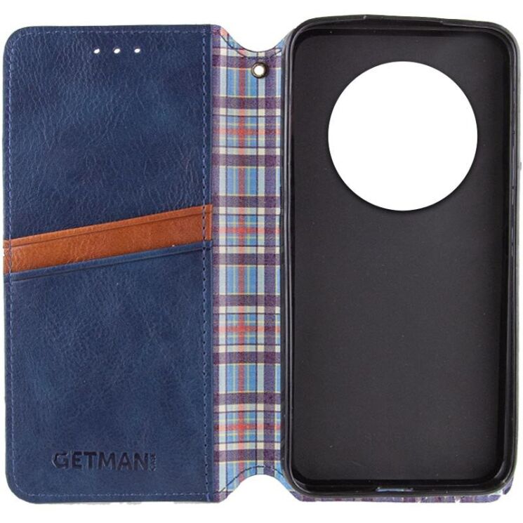 Чехол Deexe Rhombus Wallet для Xiaomi Redmi 14C / Redmi A4 5G / Poco C75 - Blue: фото 3 из 5