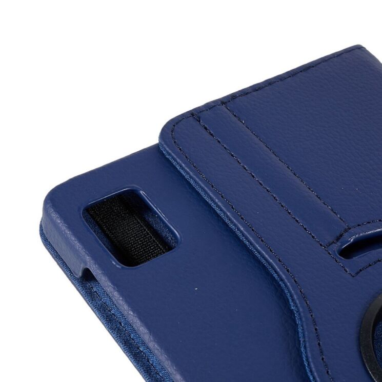 Чехол Deexe Rotation для Realme Pad mini - Dark Blue: фото 7 из 11