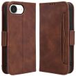 Чехол Deexe Wallet Stand для Apple iPhone 16e - Brown (376452Z)