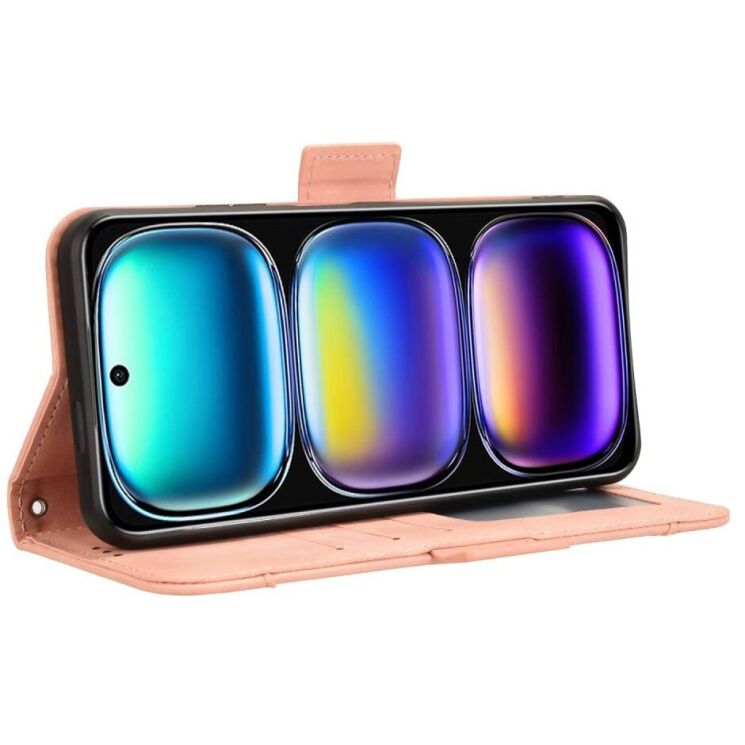 Чехол Deexe Wallet Stand для Infinix Smart 9 (X6532) / Hot 50i (X6531) - Pink: фото 4 из 7